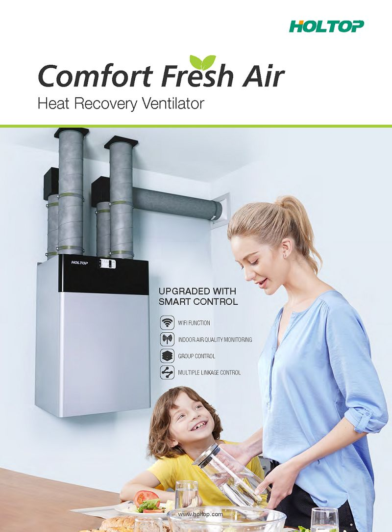 Holtop Comfort Fresh Air Series HRV-Wifi version