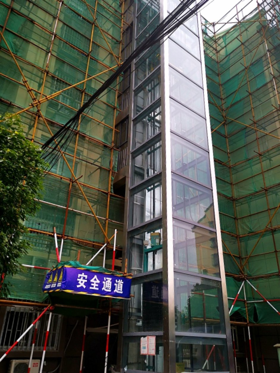 elevators equipped with fresh air system